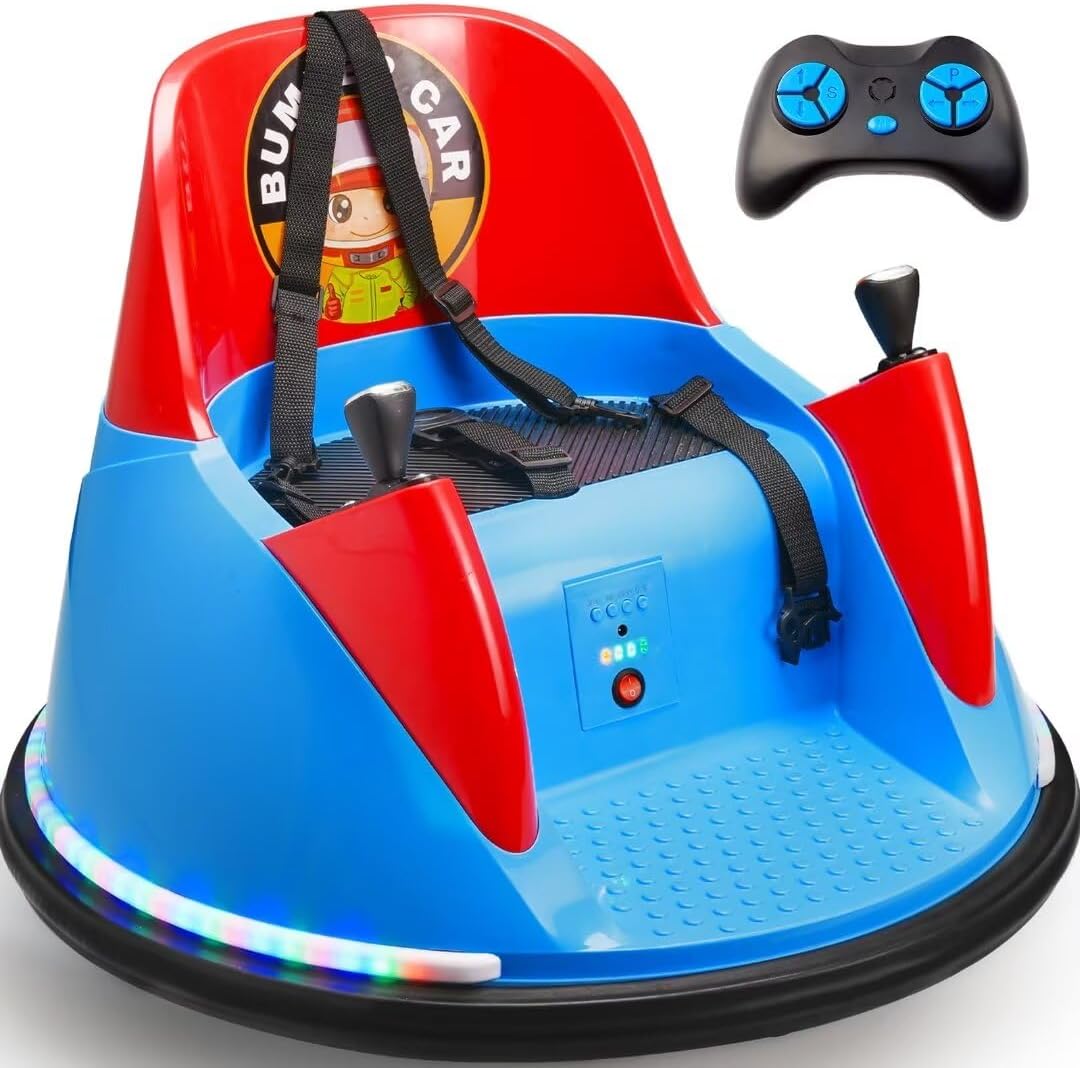 Zupapa 12V Bumper Car Red&blue