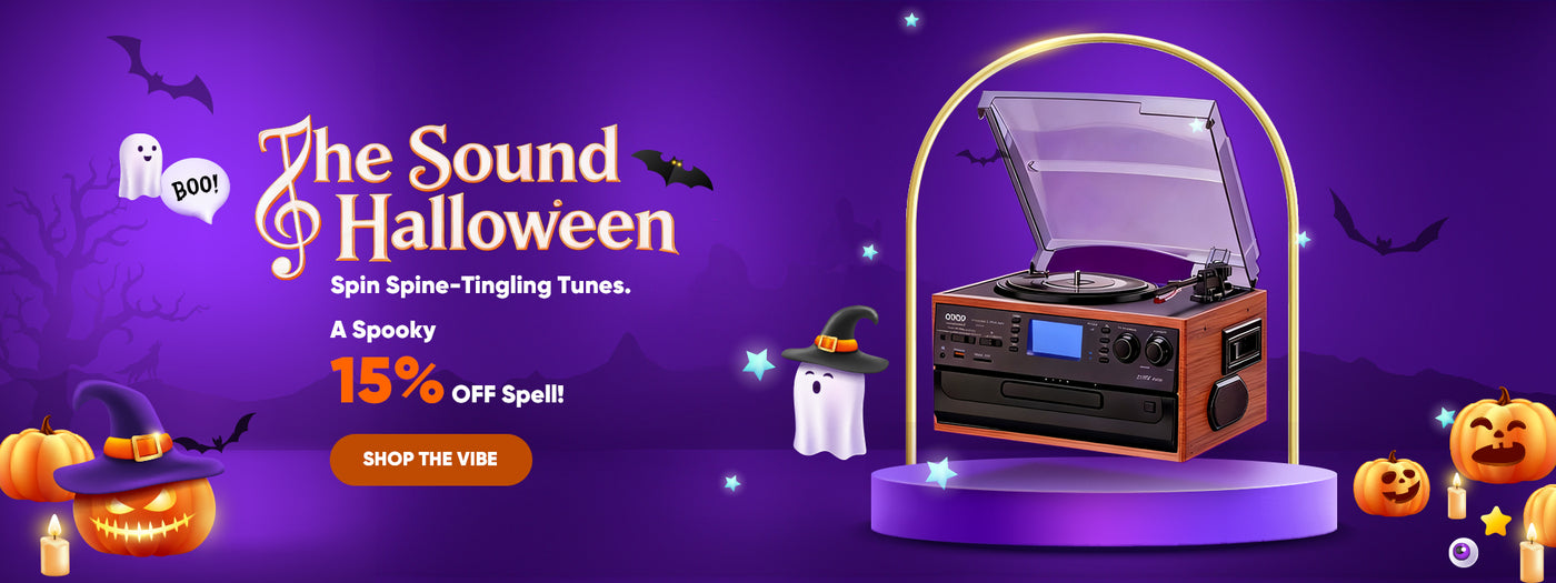 Halloween Spin to Win! Get 15% Off Our Smooth-Rolling Turntables