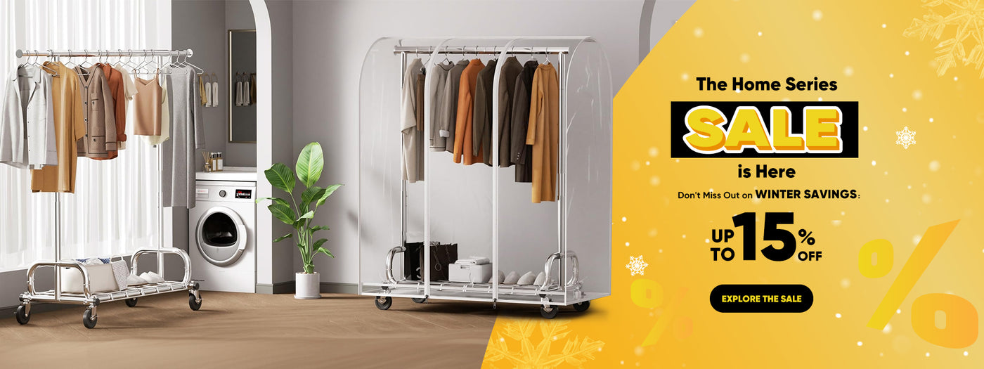 Maxlead Winter Sale - Up to 15% Off Bed Frames, Shelves, Garment Racks, and More - Shop Now