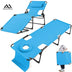 MAXLEAD HOME 5-Position Beach Chaise with Face Cradle (350LBS)