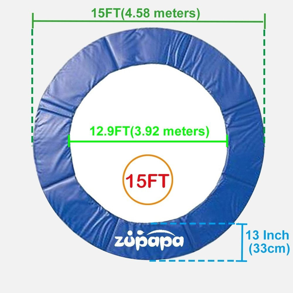 Saffun Trampoline Pad Replacement for 8/10/12/14/15/16FT Trampoline