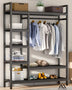 600LBS Heavy Duty Clothing Rack with Shelves